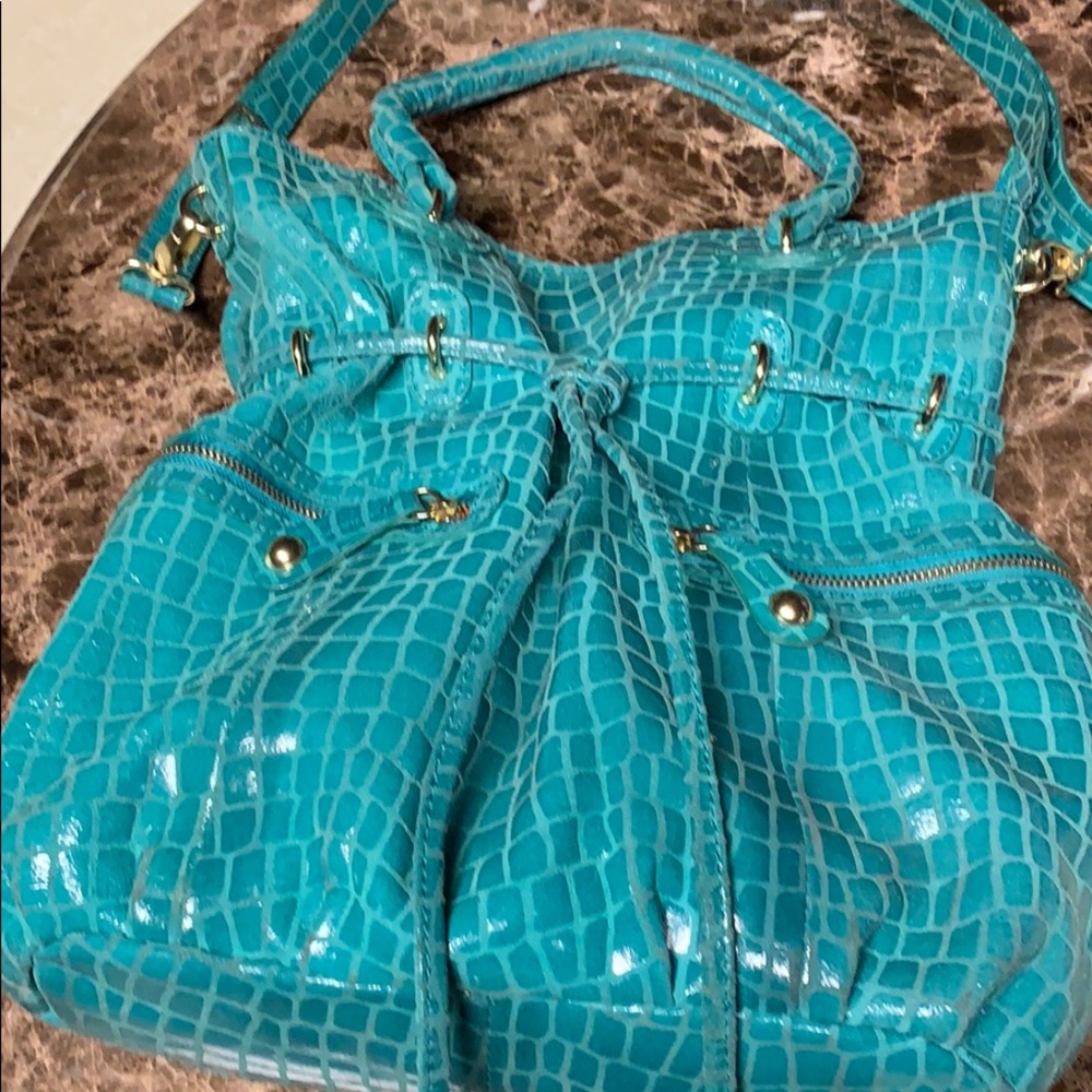 Blue purse